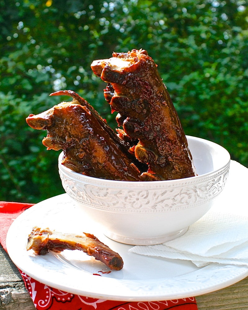 Baby Back Pork Ribs with Fresh-Picked N. W. Wild Blackberry Barbecue ...