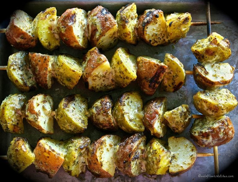 Grilled Baby Potatoes with Italian Herbs