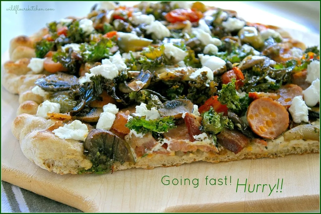 J-Ville pizza sliced