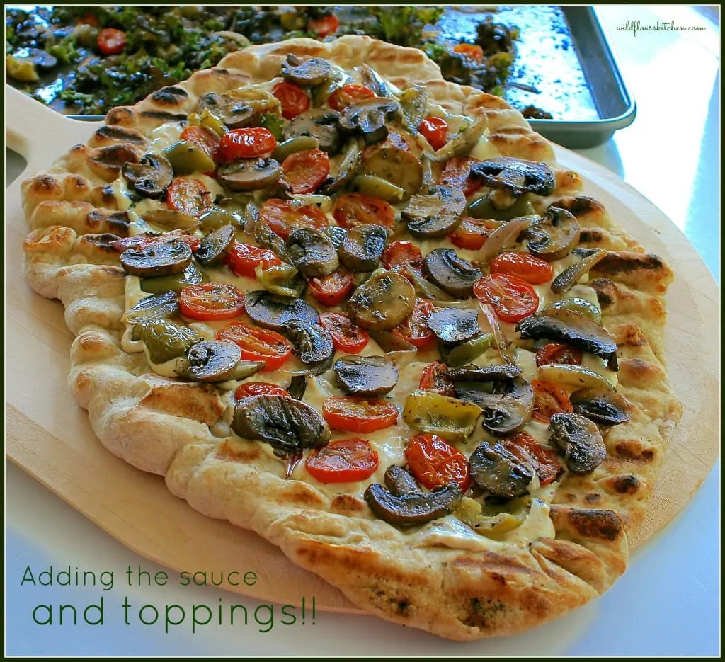 grilled ww pizza topped 1