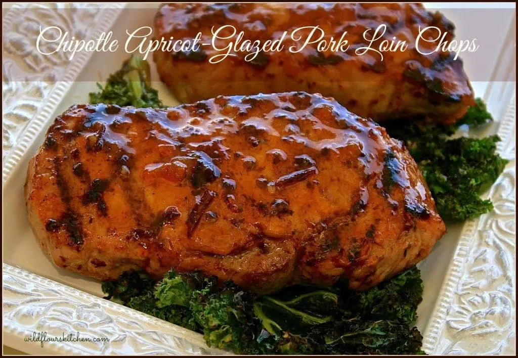 chipotle apricot pork chops