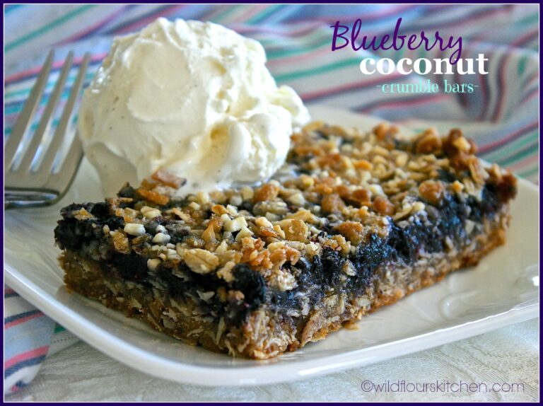 Blueberry Coconut Crumble Bars | The Secret Recipe Club