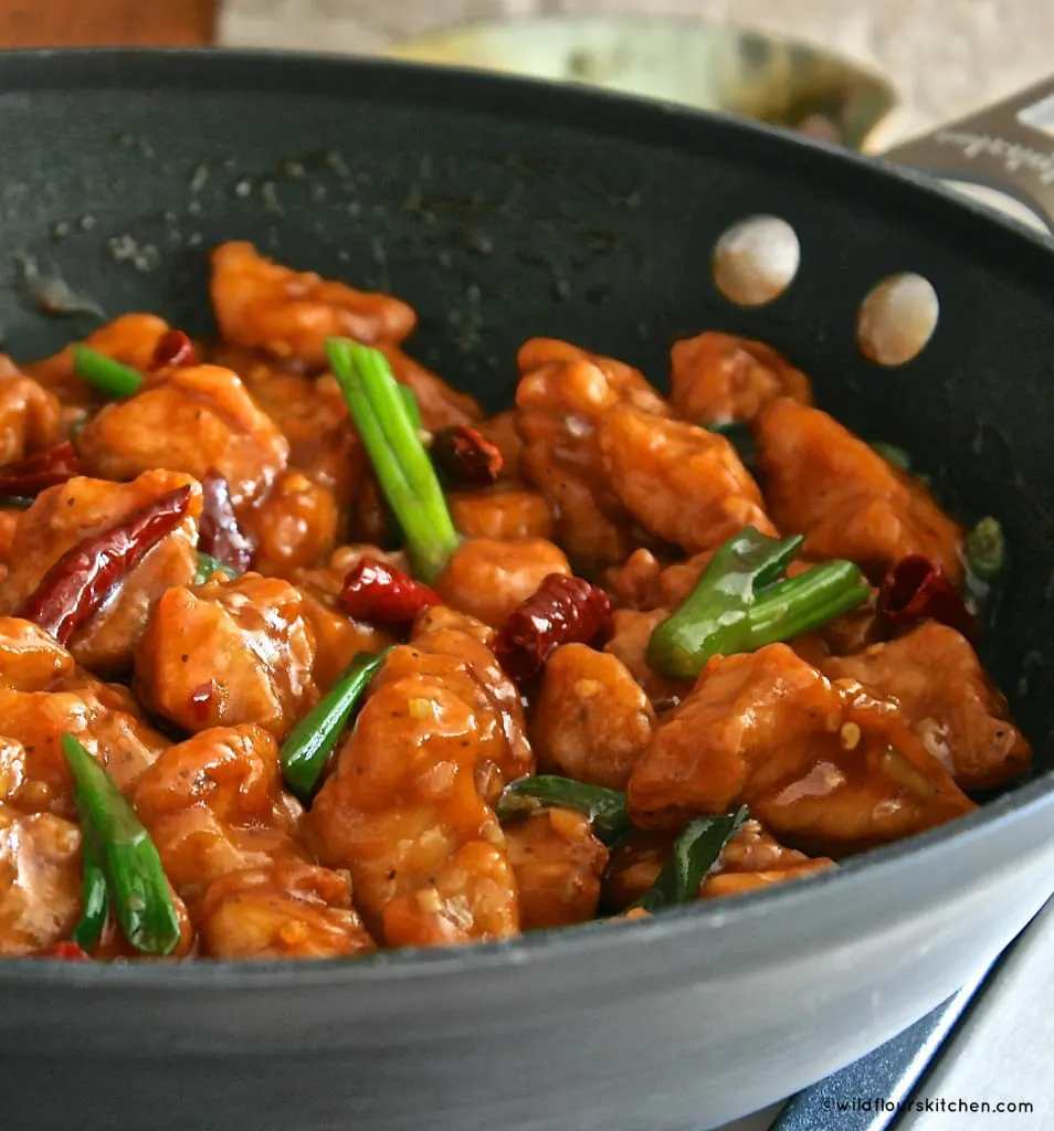 general tso's chix pan