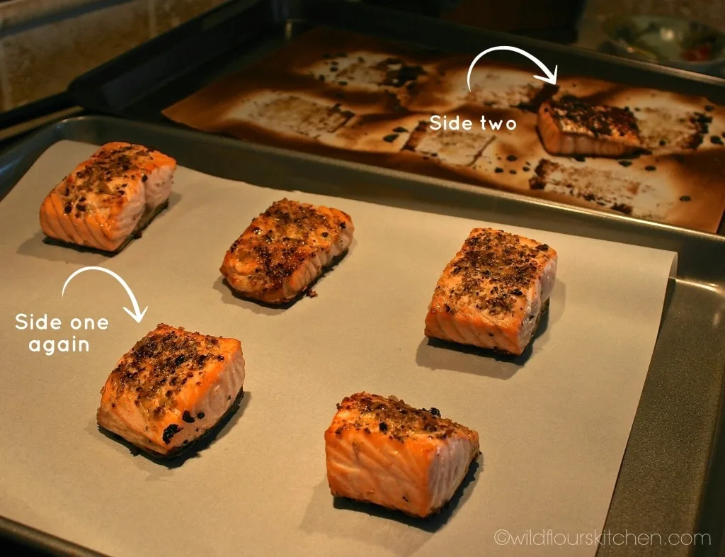 salmon broiled