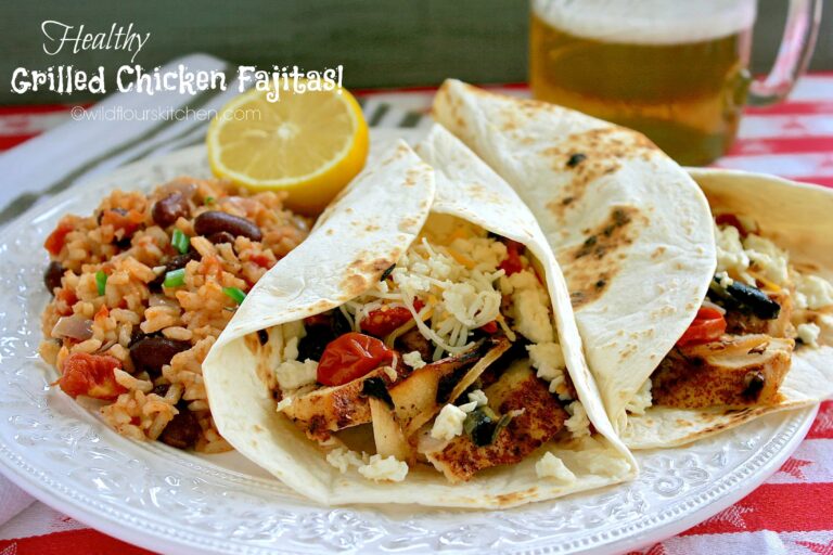 Healthy Grilled Chicken Fajitas