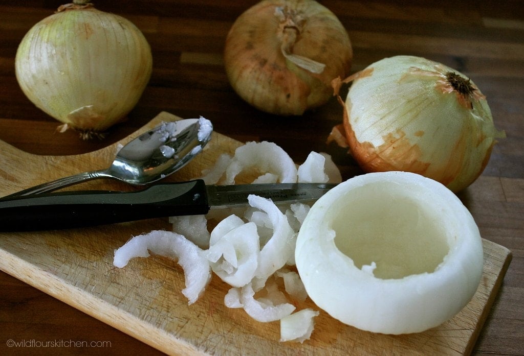 stuffed onion shell