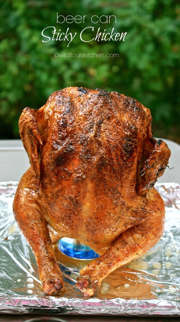 Beer Can Sticky Chicken| The Secret Recipe Club ~ August Tailgating Addition!