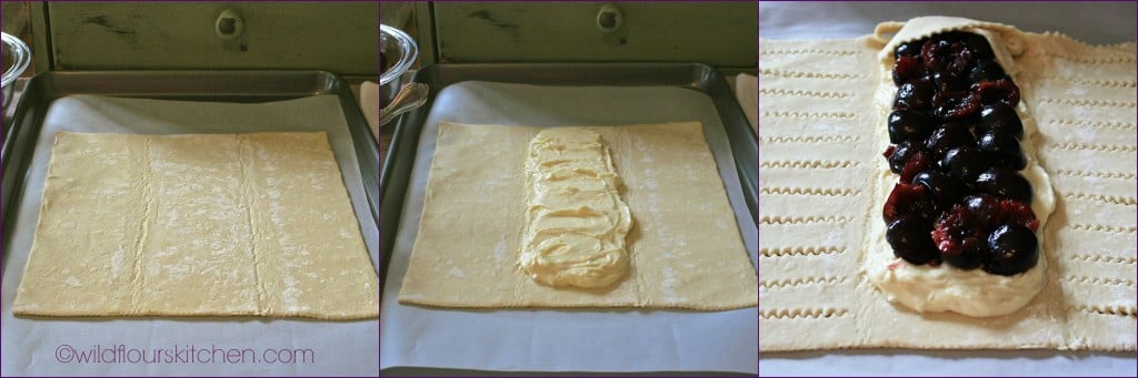 bing cherry strudel assmbly