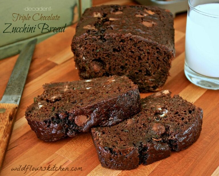 Decadent Triple Chocolate Zucchini Bread