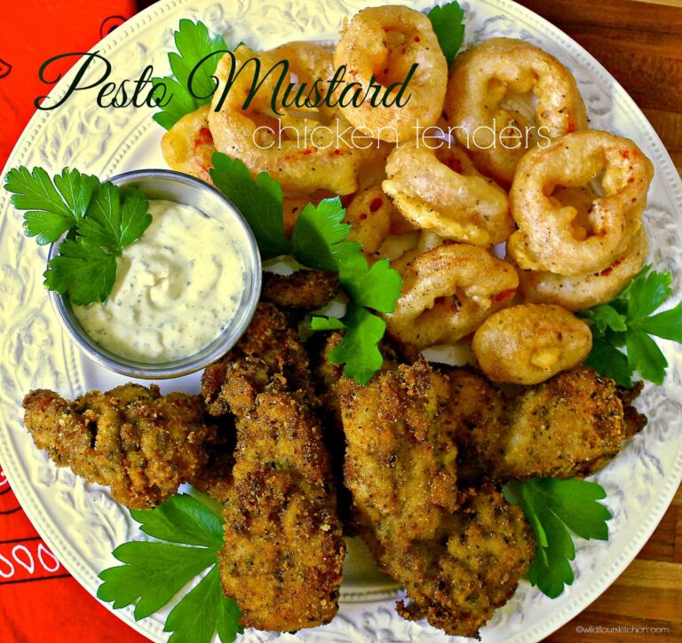 Pesto Mustard Chicken Thigh Tenders