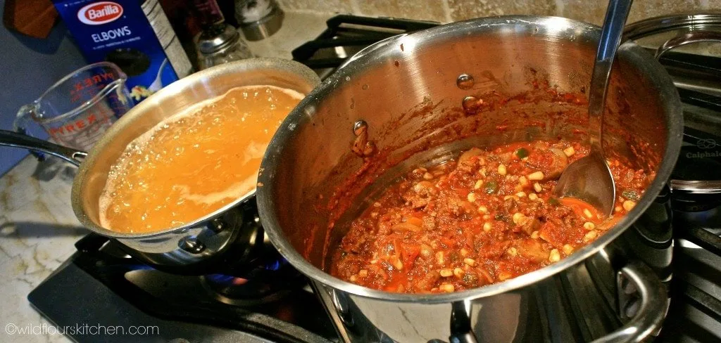 goulash mixture & noodles