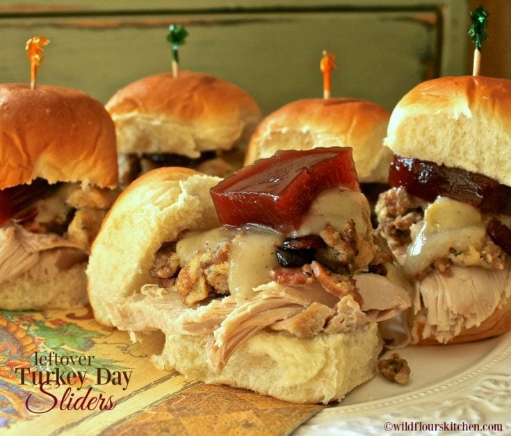 Leftover Turkey Sliders!