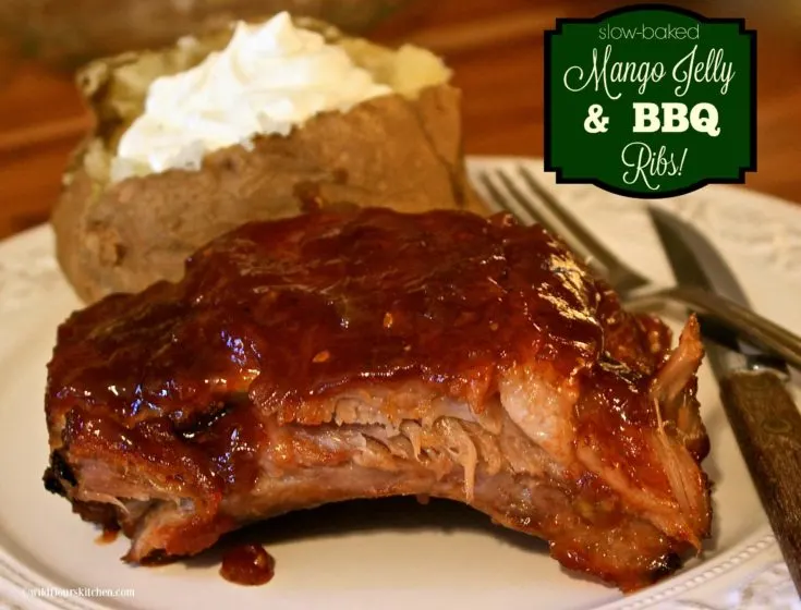 Mango Tomato Jelly & Barbecue Sauce Baby Back Ribs