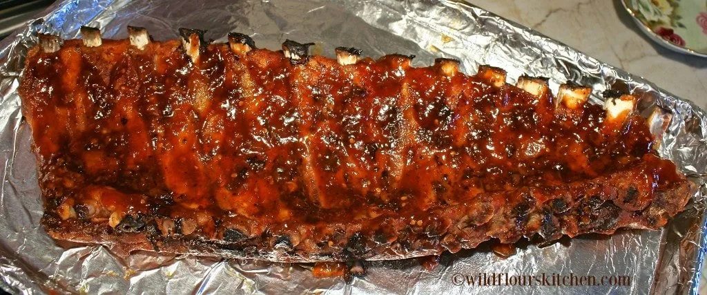 mango bbq ribs back