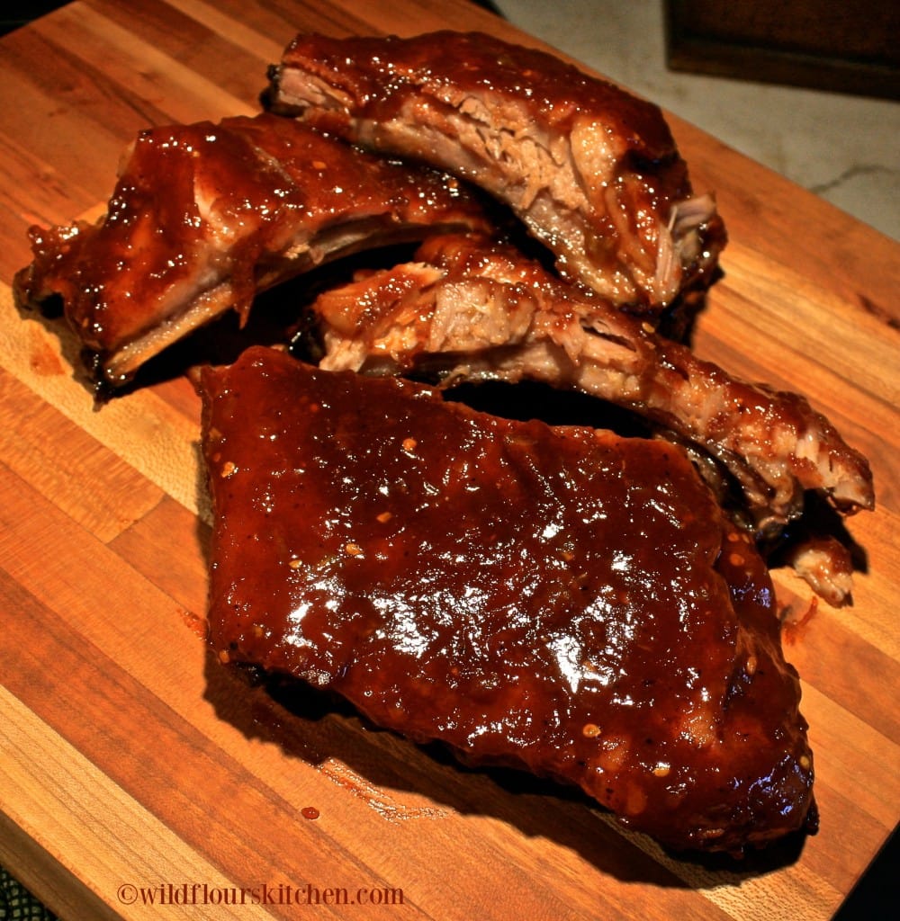 mango bbqed ribs