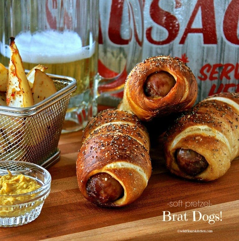 Soft Pretzel Brat Dogs!