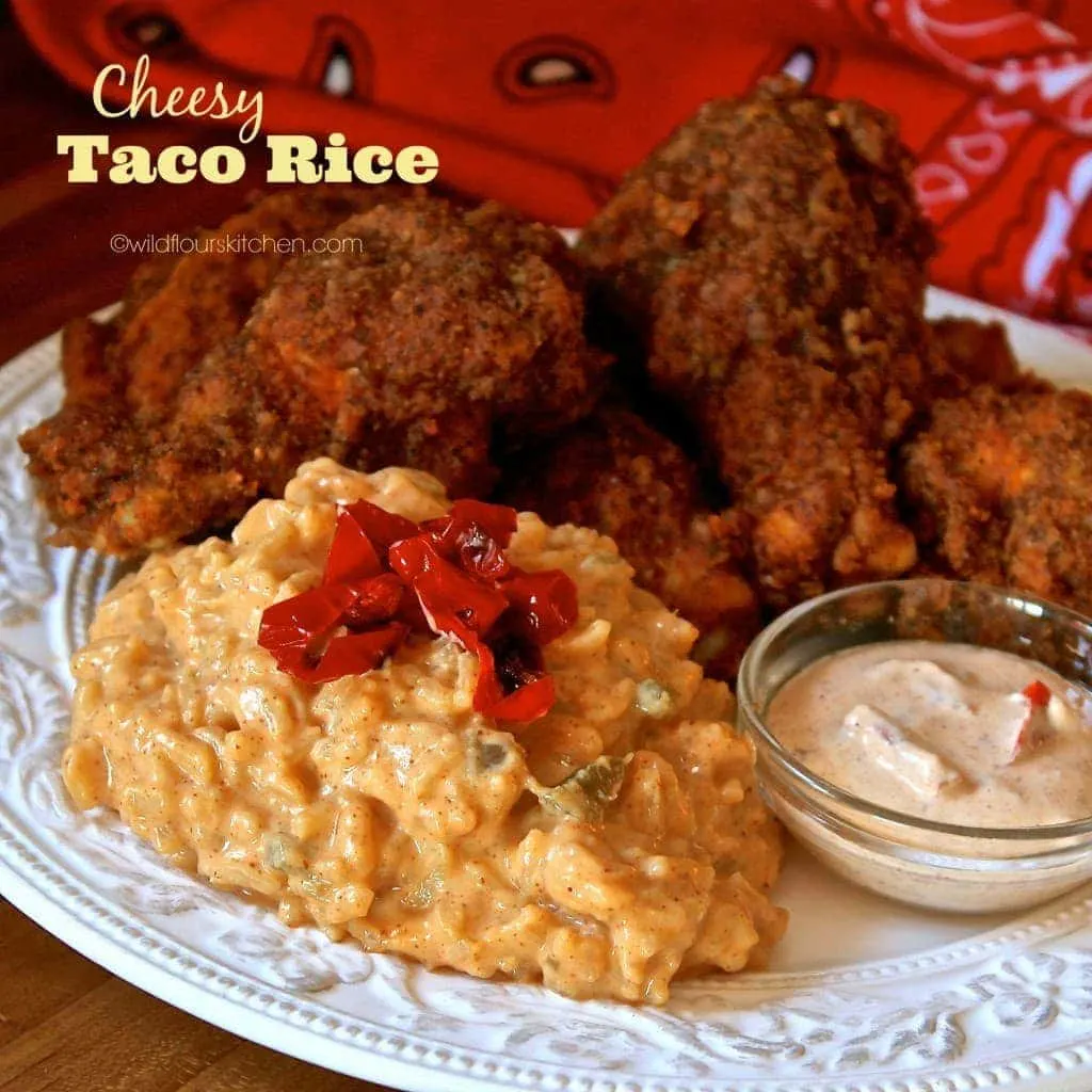 Cheesy Taco Rice!