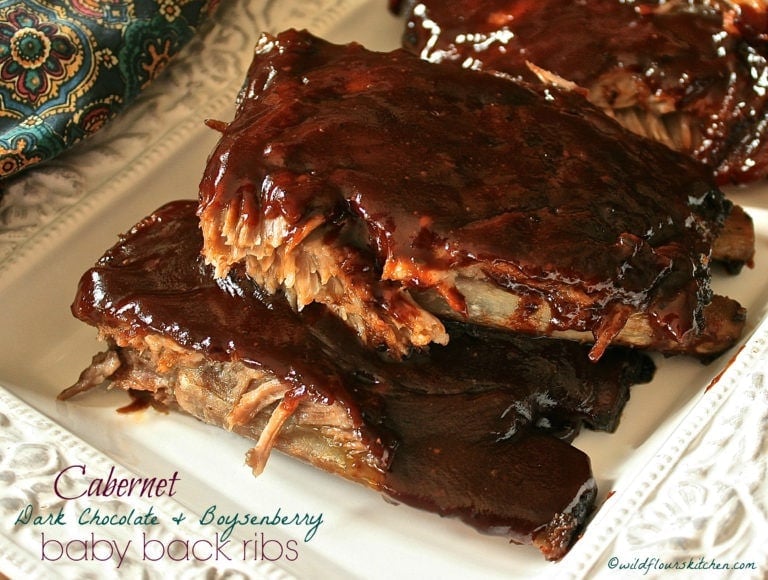 Cabernet Dark Chocolate & Boysenberry Baby Back Ribs