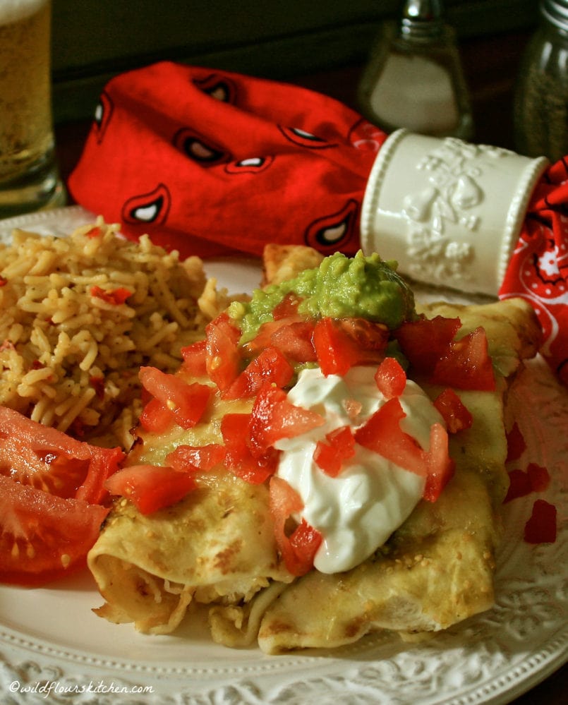 Enchiladas Suizas Verde (Slow Cooker) Wildflour's Cottage Kitchen