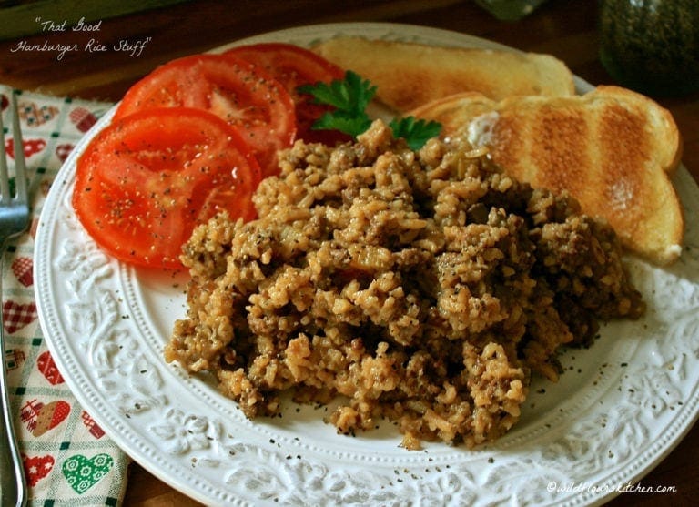That Good Hamburger Rice Stuff!