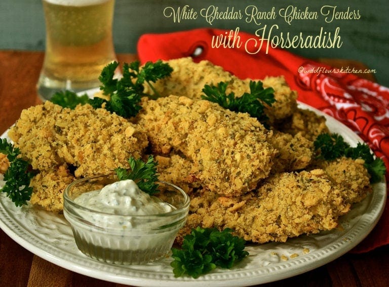 White Cheddar Ranch Chicken Tenders with Horseradish