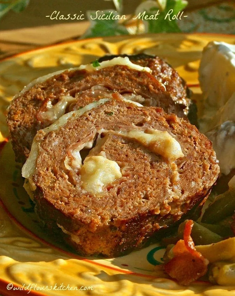Classic Sicilian Meat Roll