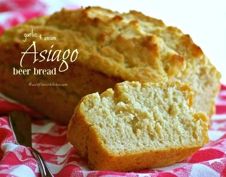 Garlic & Onion Asiago Beer Bread