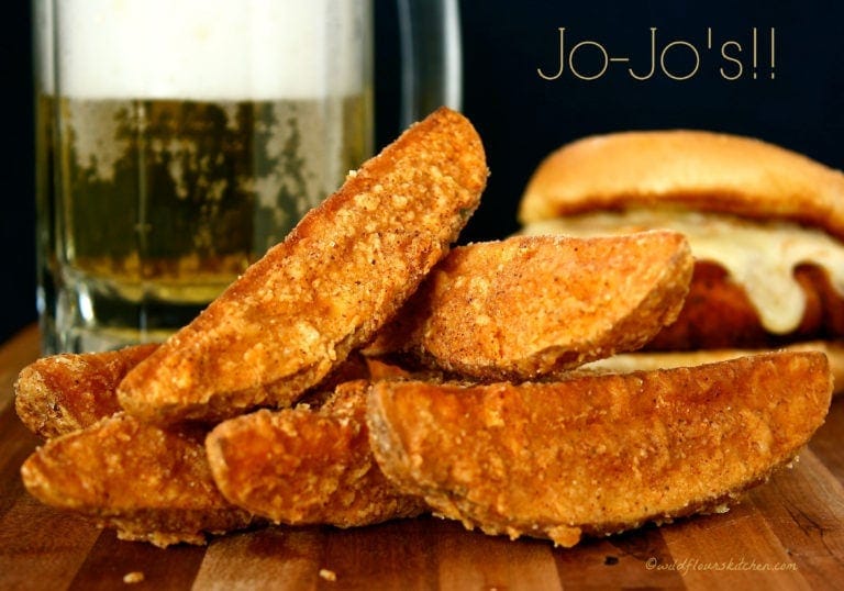 Jo Jo Potatoes with Homemade Ranch Dipping Sauce