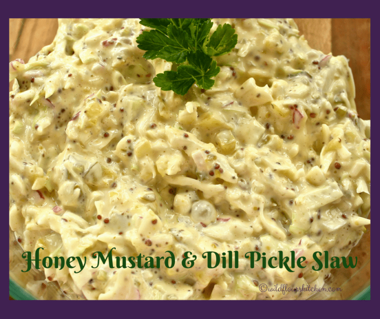 Honey Mustard, Red Onion & Dill Pickle Slaw