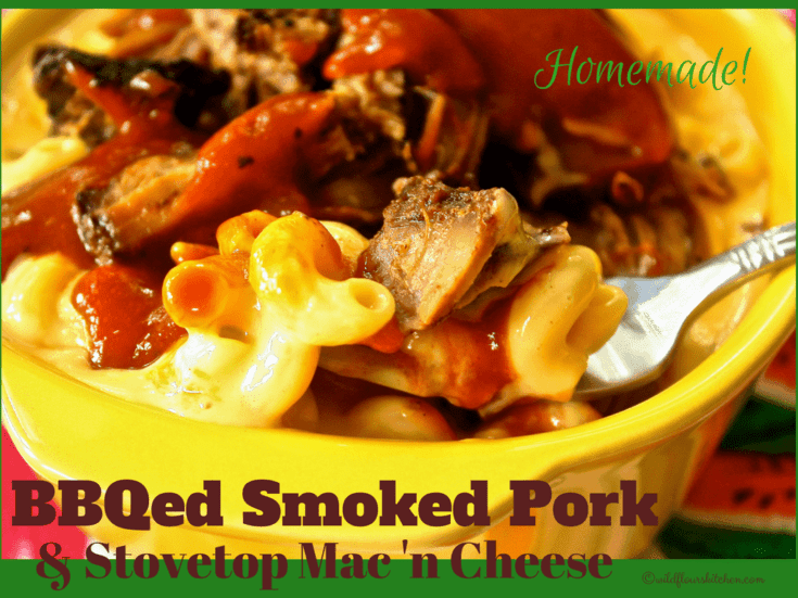 Barbecued Smoked Pulled Pork Mac and Cheese