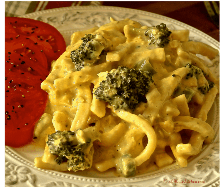 Cheesy Tuna 'n Homestyle Noodles with Broccoli