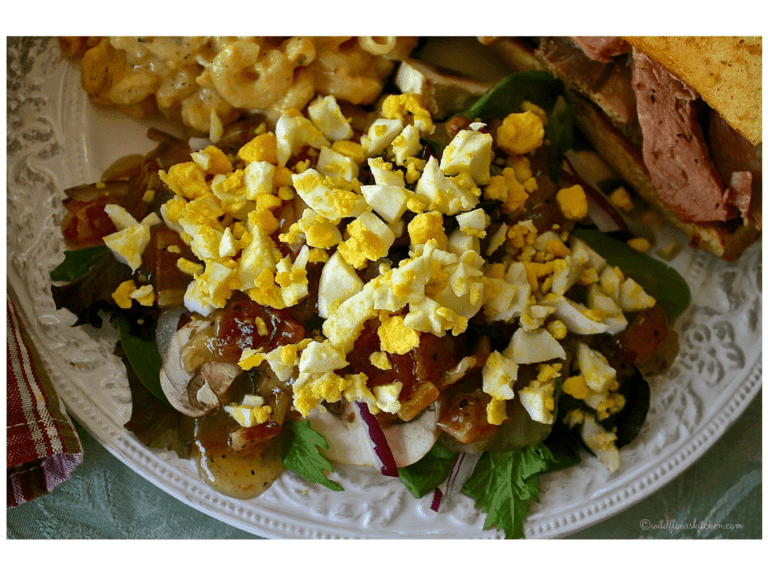 Retro Spinach Salad & Hot Bacon Dressing