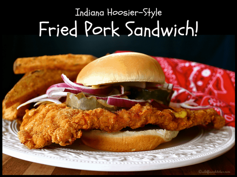 Indiana Hoosier-Style Fried Pork Sandwich