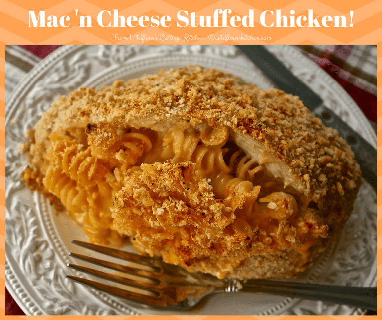 Mac 'n Cheese Stuffed Chicken