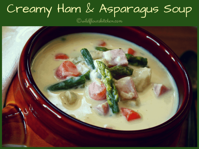 Creamy Ham & Asparagus Soup