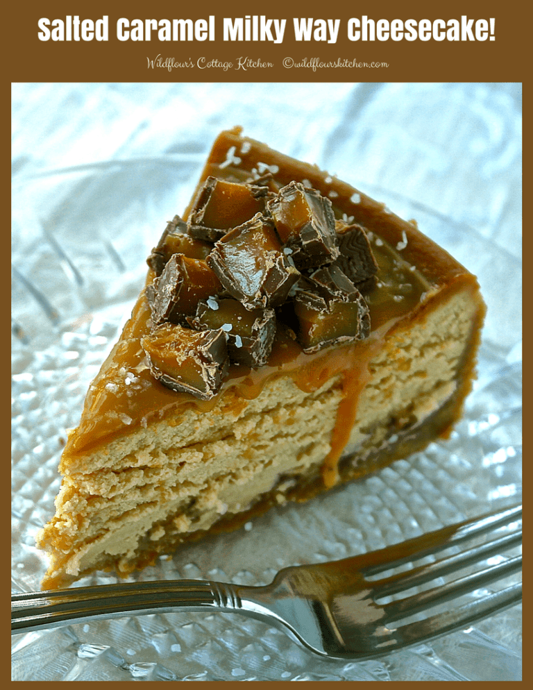 Best Salted Caramel Milky Way Cheesecake
