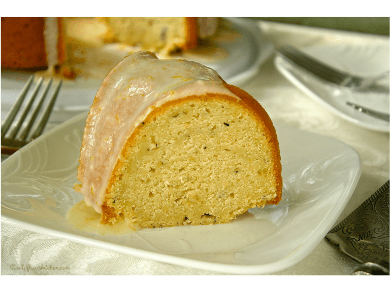 Burst of Lemon Zucchini Pound Cake