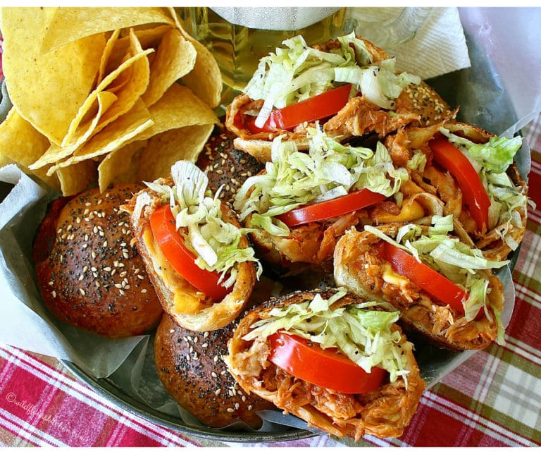 Southwestern Barbecued Chicken Bierock Rolls #CookoutWeek