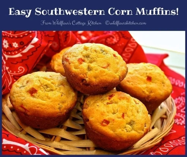 Easy Southwestern Corn Muffins