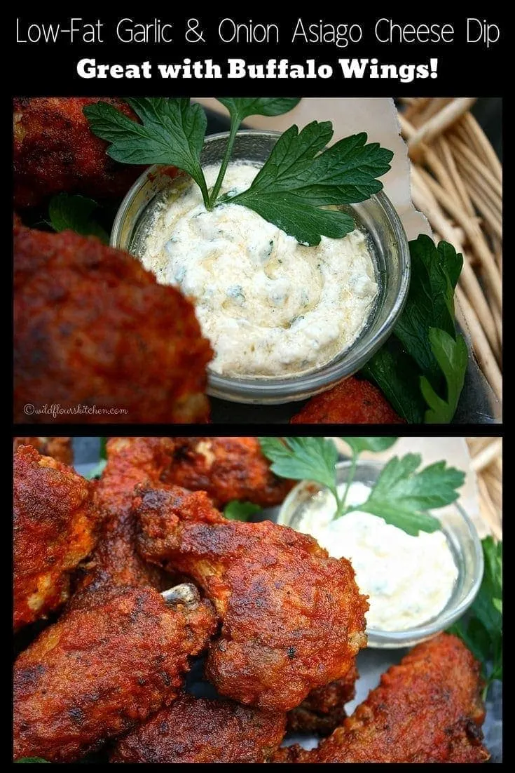 Low Fat Garlic & Onion Asiago Cheese Dip