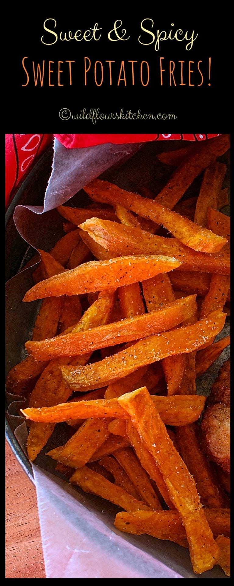 Sweet and Spicy Sweet Potato Fries