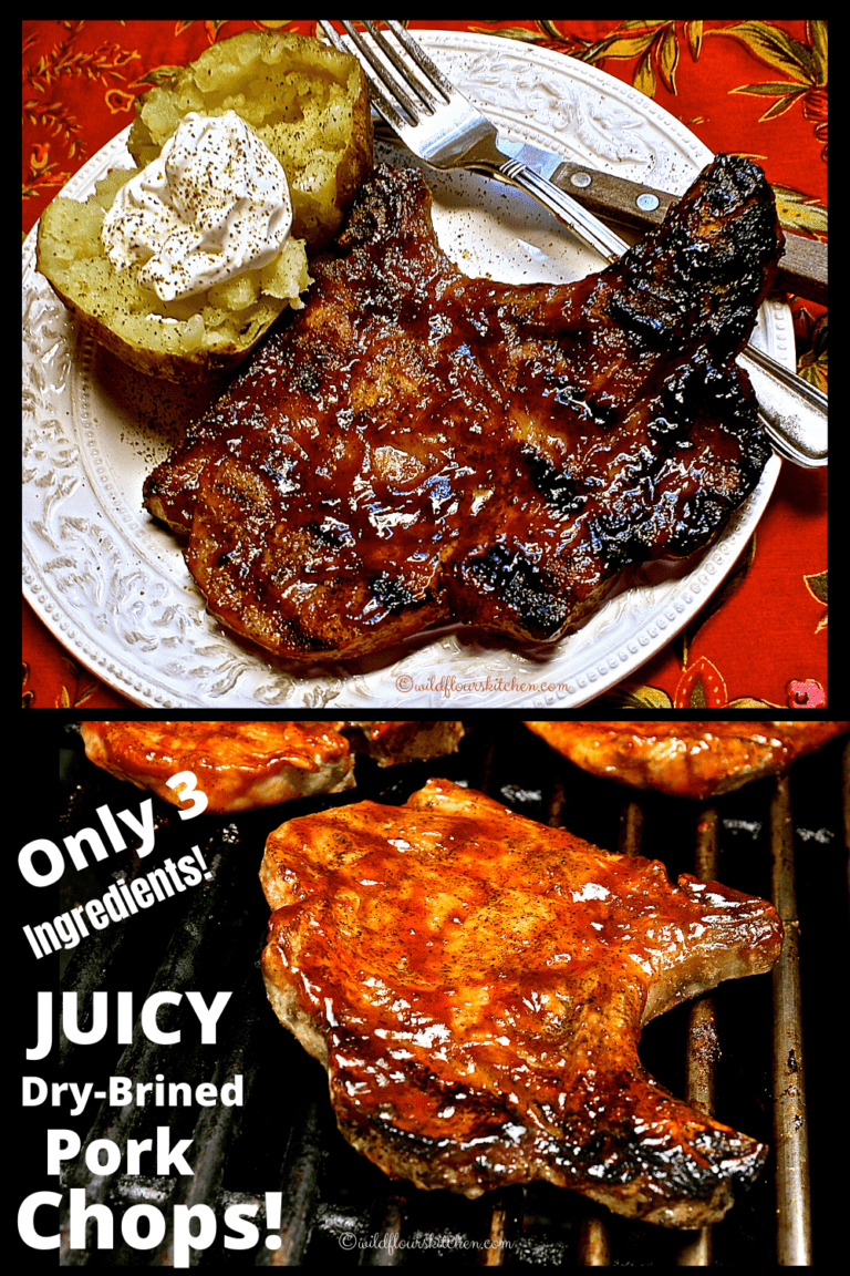 3-Ingredient Juicy Dry-Brined Pork Chops